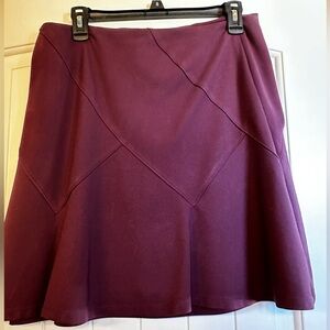 White House Black Market Wine colored skirt